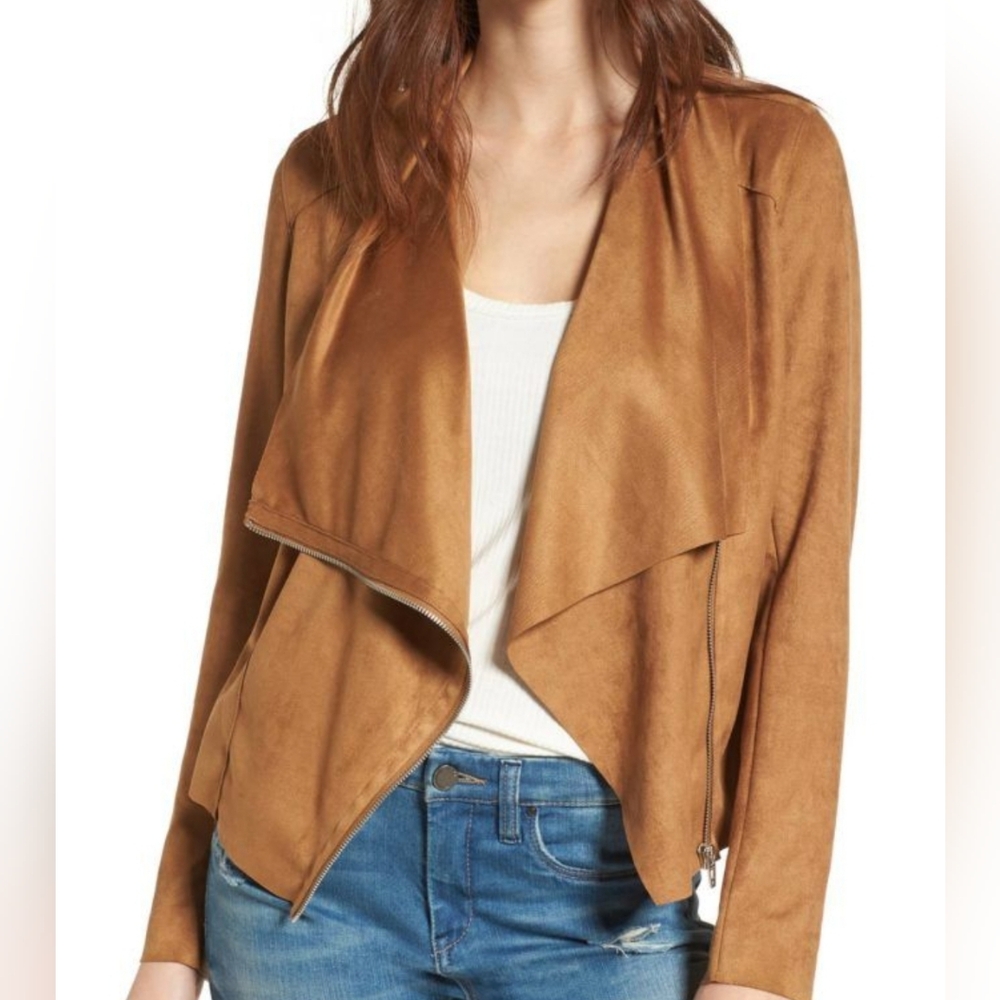 Elegant Women's Soft Brown Blazer - Picture 1 of 7
